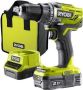 Ryobi R18DD3-120S 18V Li-Ion Compactboorschroefmachine 1x Accu 2.0A 5133003347 - Thumbnail 1