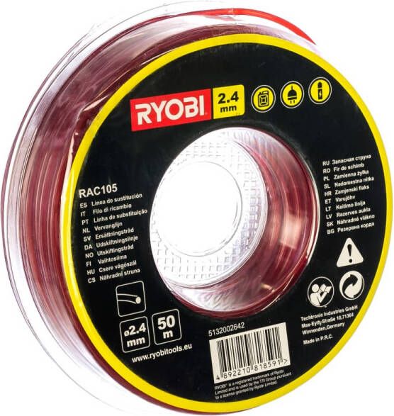 Ryobi RAC105 | 2.4mm Maaidraad 50m 5132002642