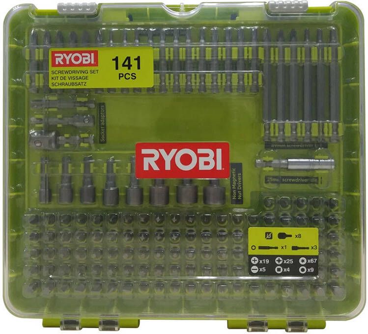 Ryobi RAKD141 | 141-delig Schroevendraaierset 5132004667