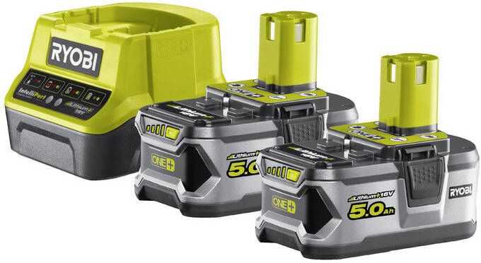 Ryobi RC18120-250 18v 2x 5.0Ah accu&apos;s + lader