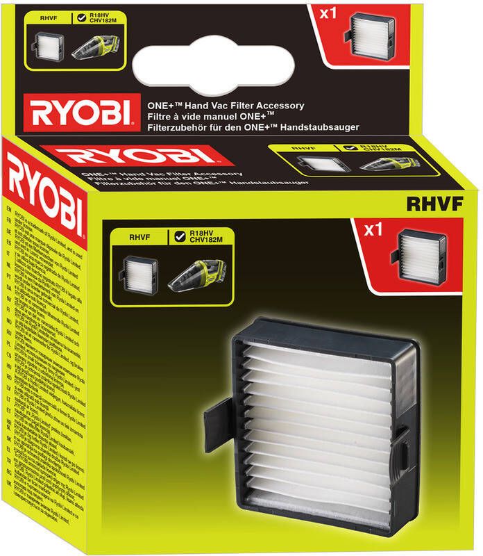 Ryobi RHVF | ONE+ Handstofzuiger Filter compatibel met R18HV-0 en CHV182M 5132004210