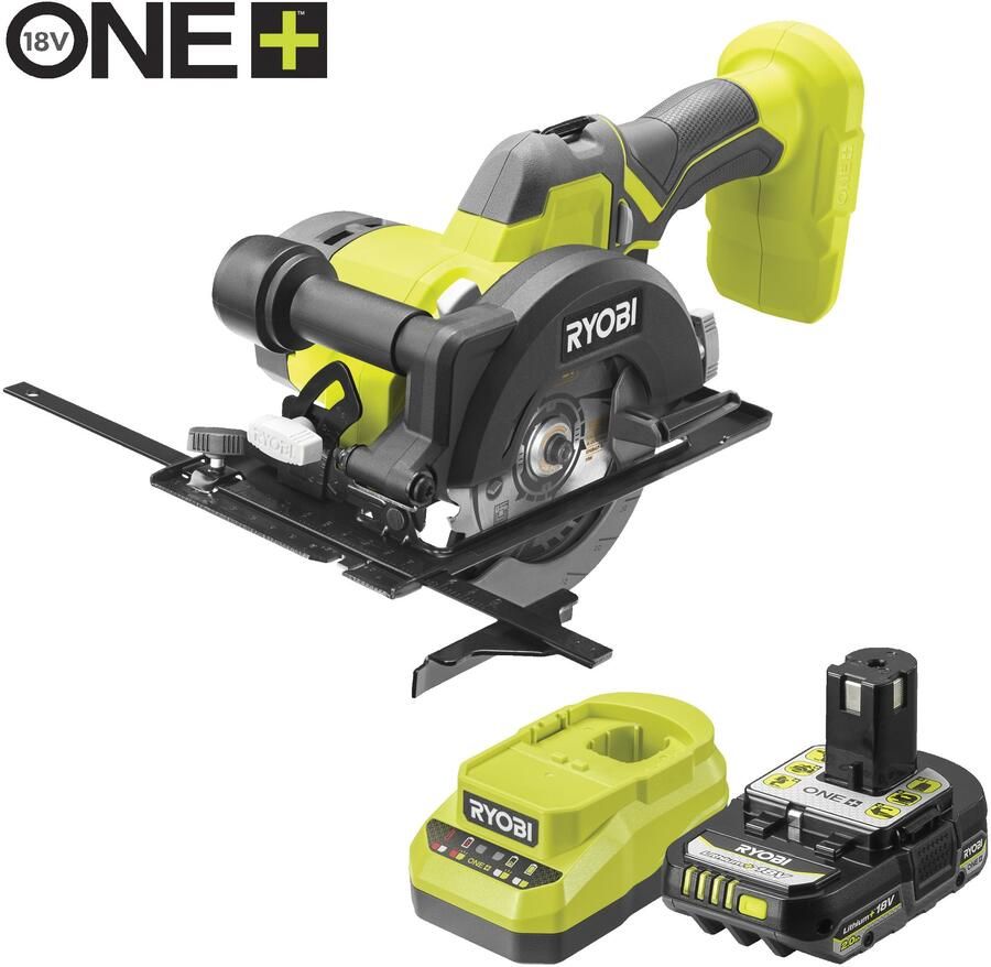 Ryobi R18CS115-1C20GP ONE+™ 18V 115mm Accu Cirkelzaag (incl. 1x 2 0 Ah accu & lader) 5133006950