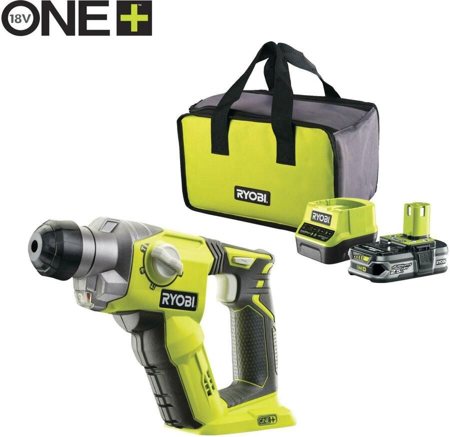 Ryobi R18SDS-125S | 18V SDS Accu Boorhamer | 18V (1x 2.5Ah accu + lader) 5133003818