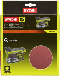 Ryobi SD150A10 | 10-delig Schuurpapier Set voor Tafelzaag compatibel met RBDS4601G 5132003685