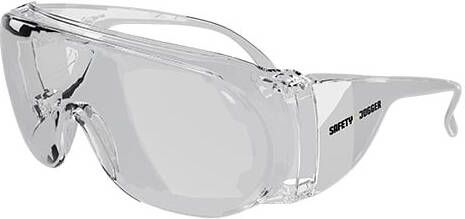 Safety Jogger Lichtgewicht veiligheidsbril | Optie voor bril op sterkte | Transparant | Universeel SW7501UNI