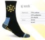 Safety Jogger SJ Sokken 3-Pack 77.5157.500 Zwart Grijs Maat 39-42 00.118.014.39 - Thumbnail 1
