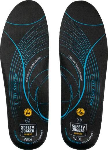 Safety Jogger SJ3FITW Inlegzool | Zwart Blauw | 5400950010954