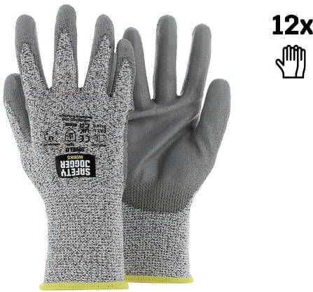 Safety Jogger Snijbestendige HPPE (high performance polyethyleen) | Met polyurethaan coating | Grijs | SW1216012