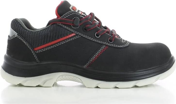 Safety Jogger Vallis Laag S3 | Zwart Rood | 00.118.071.41