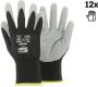 Safety Jogger Veiligheidshandschoenen | Met een grijze schuimnitril coating | Zwart | SW0906011 - Thumbnail 1