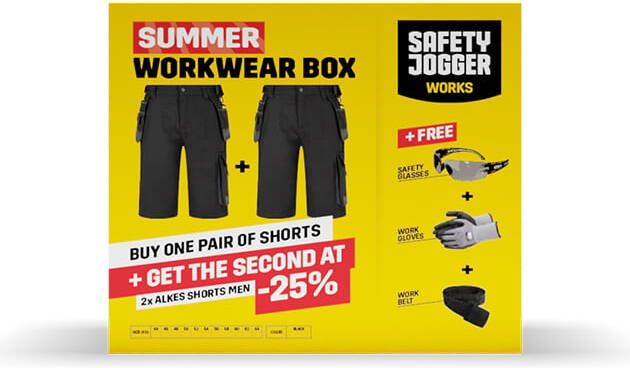 Safety Jogger Workwear box Alkes Shorts | Zwart | S42300540