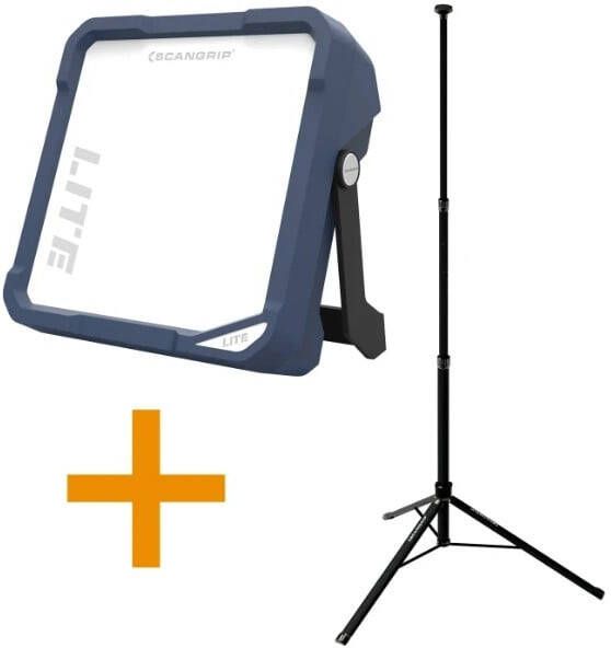 Scangrip set Vega Lite Compact met statief 2 mtr 49.0440