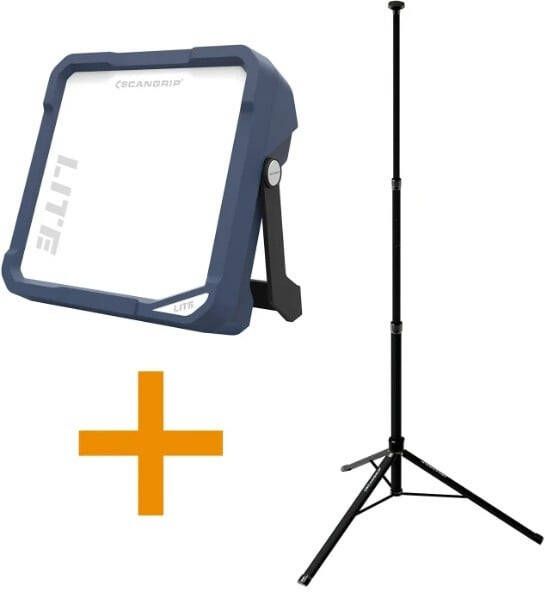 Scangrip Werklampset Vega Lite 6000 lm + statief 49.0536
