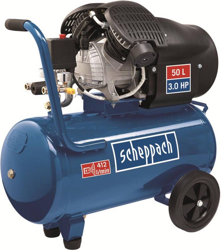 Scheppach 50 L Dubbele Cylinder Compressor HC52DC 5906101901