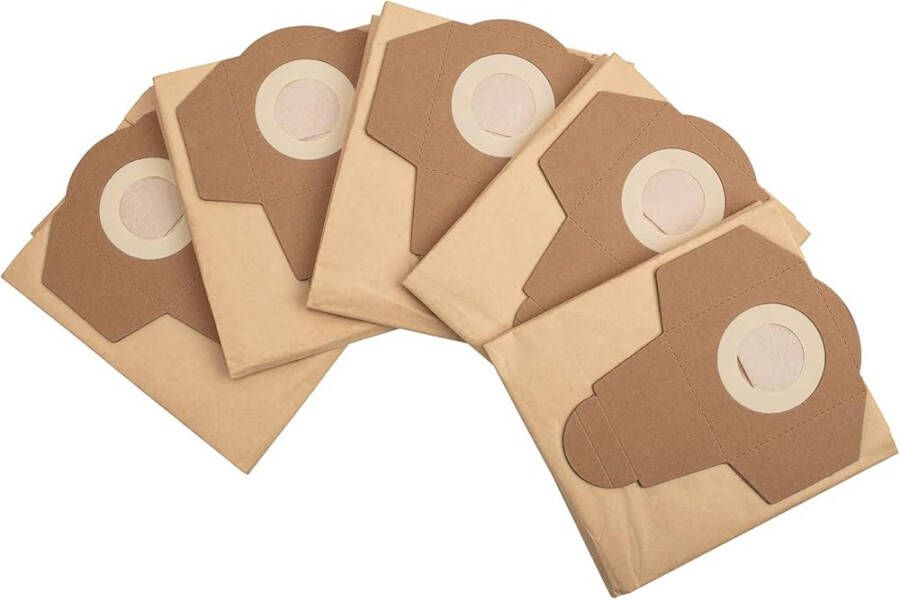 Scheppach 7907709714 | Papieren stofzakken voor NTS30 | 5 Stuks 7907709714