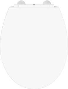 Schutte Duroplast WC-bril met LED-nachtverlichting | soft-close en afklikbaar | wit 82950