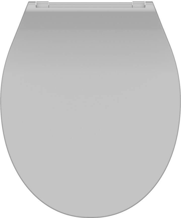 Schutte Duroplast WC-bril SLIM GREY met soft-close en quick-release | grijs 82702