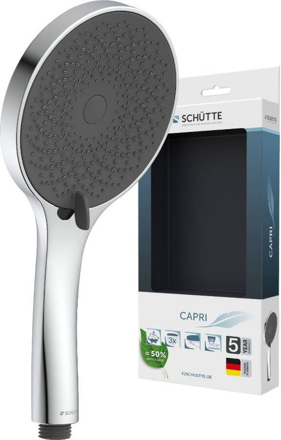 Schütte Schutte CAPRI Handdouche | Chroom antraciet 60291