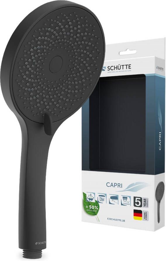 Schütte Schutte CAPRI Handdouche | Mat Zwart 60296
