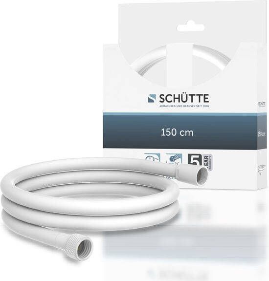Schütte Schutte Doucheslang 150 cm | Mat Wit 63878