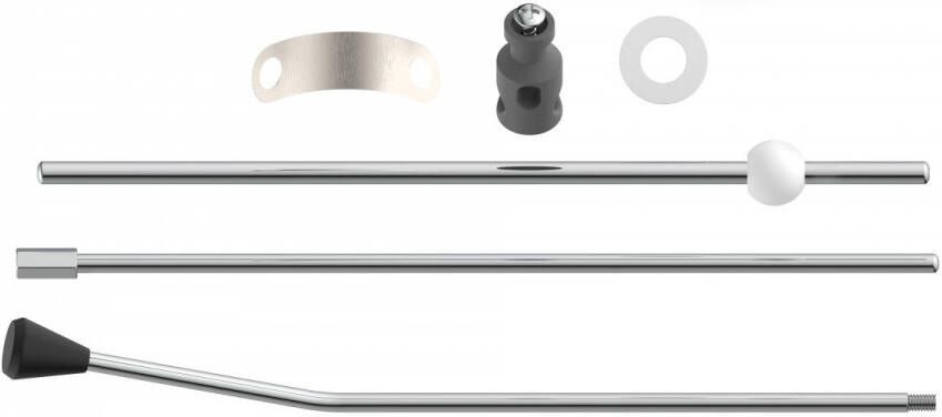 Schütte Schutte Excentrische hefinrichting | Chroom zwart mat | Gebogen 1202486