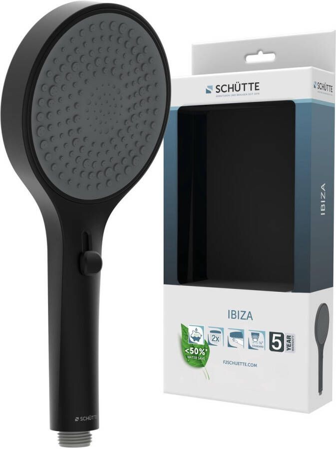 Schütte Schutte IBIZA Handdouche | Mat Zwart Antraciet 60266