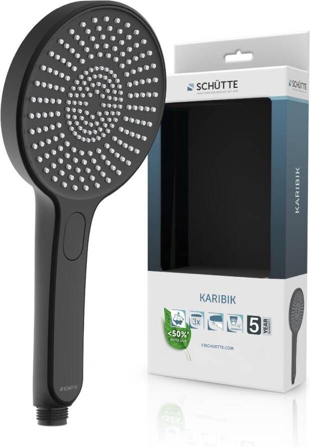 Schütte Schutte KARIBIK Handdouche | Mat Zwart 60203