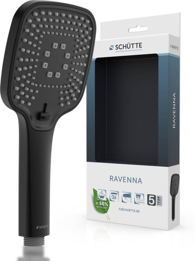 Schütte Schutte RAVENNA handdouche | Mat Zwart 60807