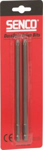 Senco Duraspin bits SQ2 Square 154 9mm. DS275AC blister a 2st. BS275ACB