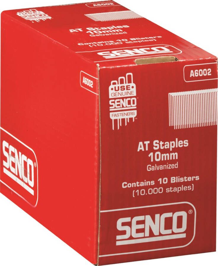 Senco Nieten binnenbreedte 11 3 mm 10 mm gegalvaniseerd in blister verpakking A6002