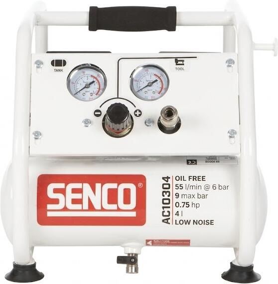Senco AC10304 OLIEVRIJE STILLE COMPRESSOR AFN0029
