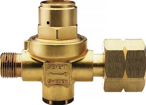 Sievert Propaandrukregelaar | zonder manometer | 2 bar 6 kg h G 3 8 inch LH | 1 stuk 309122
