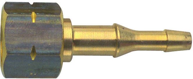 Sievert Vast Slangnippel 3 8 L voor slang O5 8mm 709180