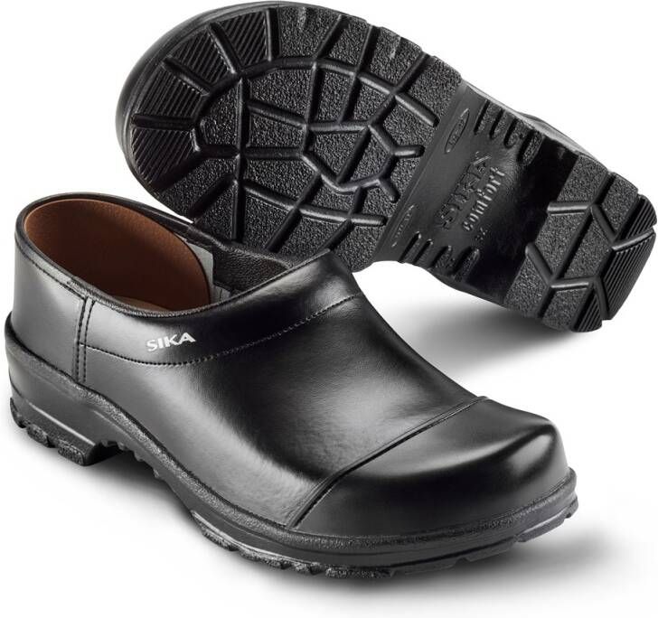 SIKA 2530 Klomp Dichte Hak PU met KN | Zwart | 16.089.002.35