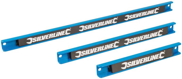 Silverline 3-delige magnetische gereedschapsrek set | 200 300 en 460 mm 633950