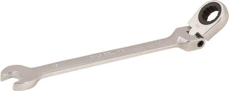 Silverline Flexibele steek-ringratelsleutel | 10 mm 245074