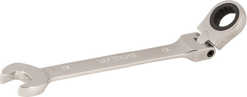 Silverline Flexibele steek-ringratelsleutel | 13 mm 196573