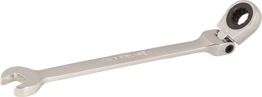 Silverline Flexibele steek-ringratelsleutel | 8 mm 282547