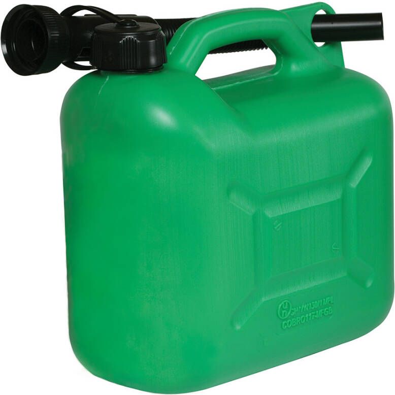 Silverline Plastic brandstof jerrycan 5 liter | Groen 847074