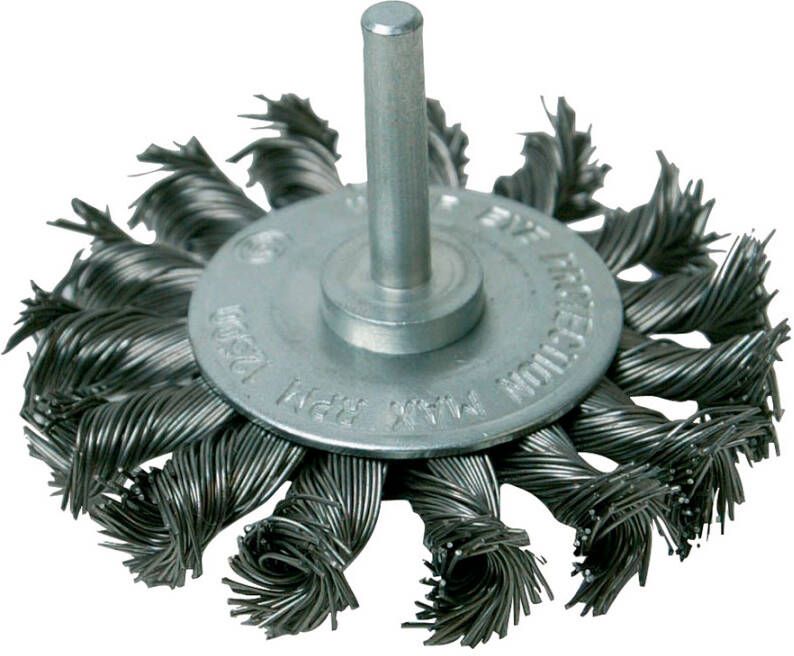 Silverline Staalborstel wiel met getordeerd draad | 75 mm 456933
