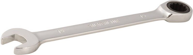 Silverline Vaste steek-ringratelsleutel | 15 mm 598522