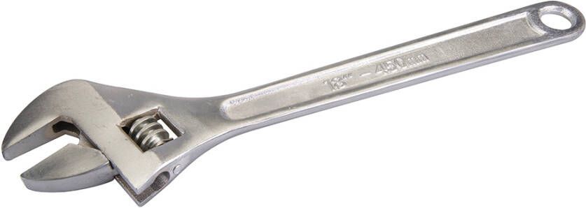 Silverline Verstelbare moersleutel | Lengte 450 mm kaak 50 mm WR55