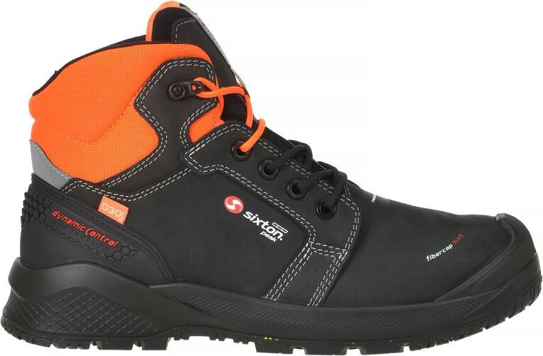 Sixton Peak Anversa 45527-00 S3S | Zwart Oranje | 8053470576928