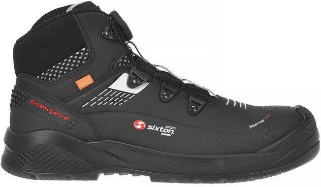 Sixton Peak Muscle BOA Hoog 43488-01 S3 | Zwart Grijs | 8053470577871