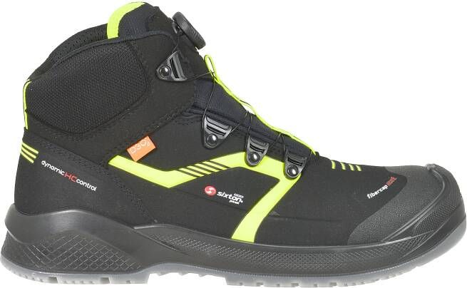 Sixton Peak Scatto BOA 43459-01 S3 | Zwart Geel | 00.091.163.40