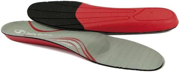 Sixton Peak Inlegzool Voetboog Ondersteuning Inlegzool Hoog | Rood | 8054085187417