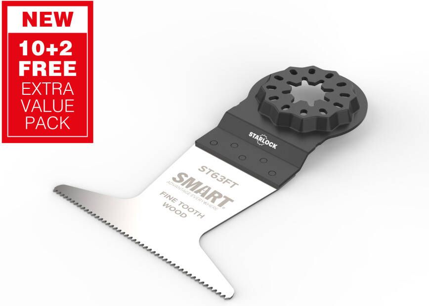 SMART SL PRO 63mm zaagblad fijn hout 10+2st ST63FT10+2