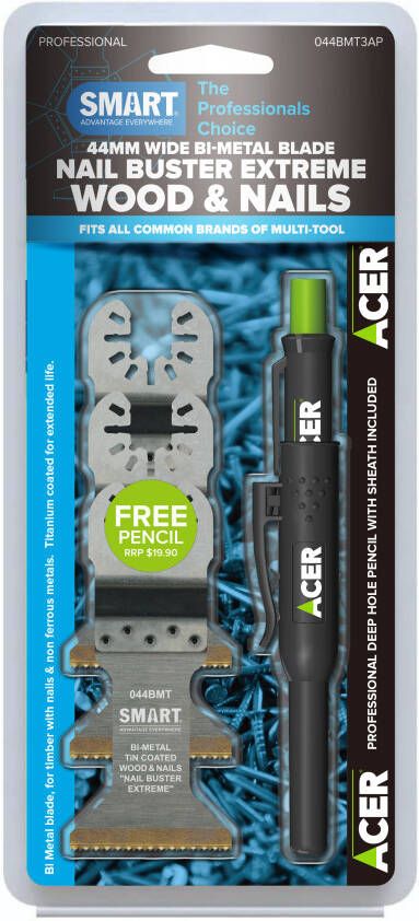 SMART UN PRO 44x55mm TiN BiM blad 1st acer 044BMT3AP