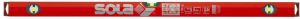 Sola Alu-Waterpas X-profiel BIGX3 120 120cm 3 libellen 0 50mm m rood 01373401