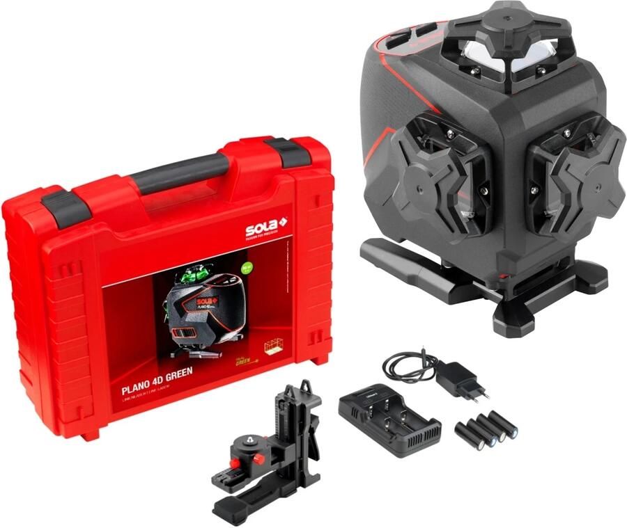 Sola PLANO 4D Green Professional 360° kruislijnlaser 71018001